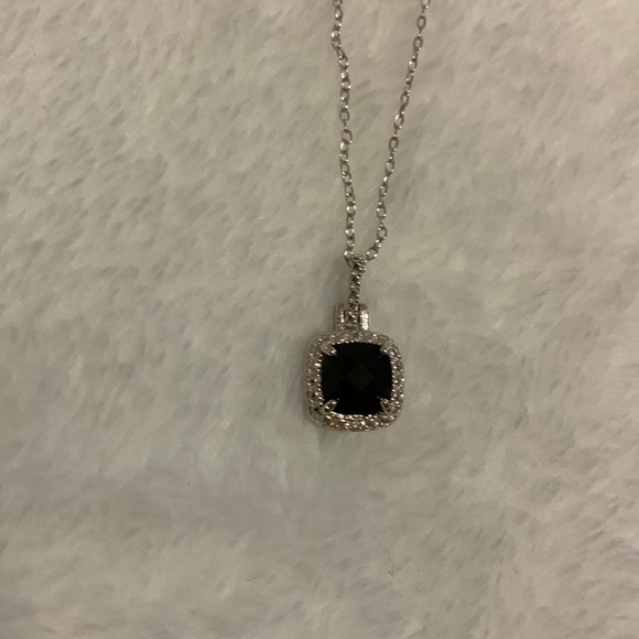 Black sapphire Jewelry set brand new - Picture 3 of 4